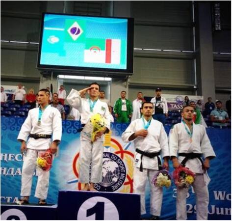 Felipe Kitadai and Eleudis Valentim Are World Military Champions