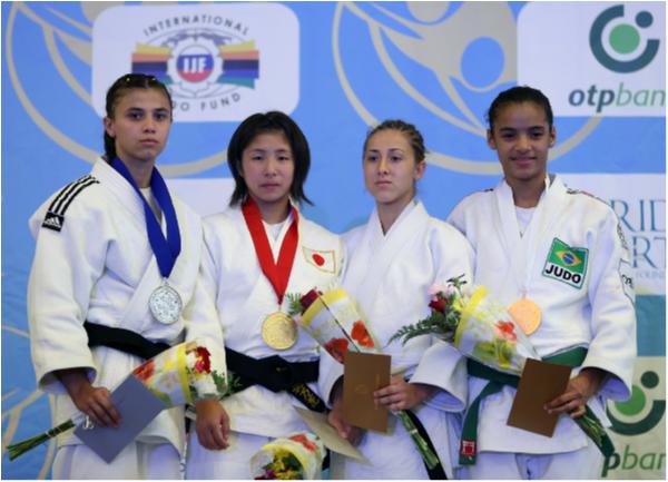 Juliana Rodrigues Wins the First Medal for Brazil in the World Judo Cadet Championships