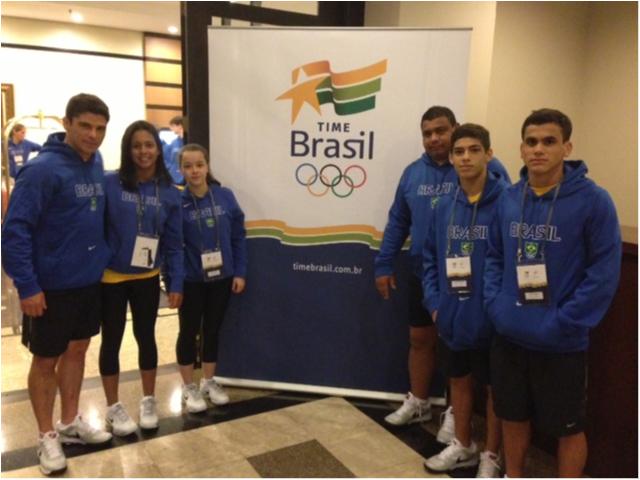 Brazilian Delegation Boards for the South American Youth Games 