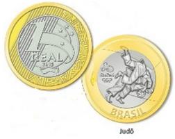 The Judo Is One of the Sports Coined on the Currency Specially Issued for the Olympic Games Rio 2016