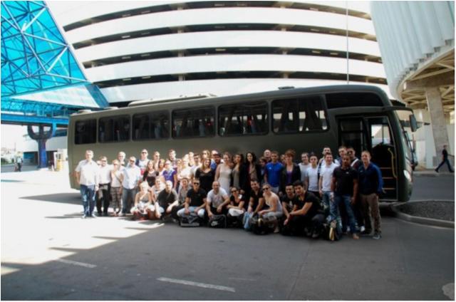 The French Team Arrives in Brazil for a Training Camp at SOGIPA