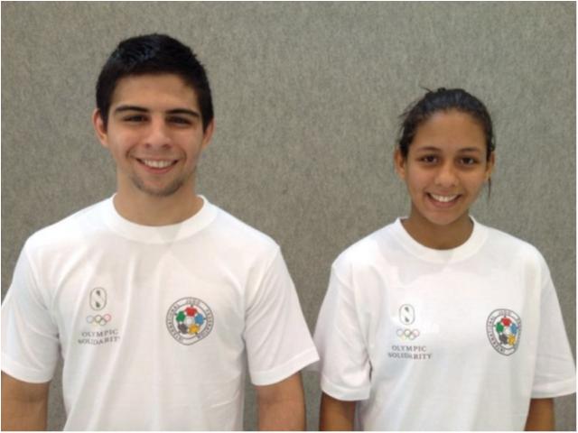 Brazilian Representatives in the Youth Games, Layana Colman and José Basile, Are Training in Japan 