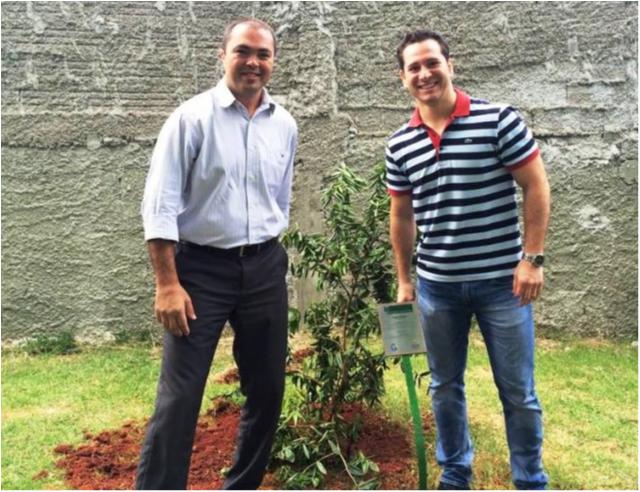 Tiago Camilo Is Included in the Forest of Fame from the Olympic Center in São Paulo