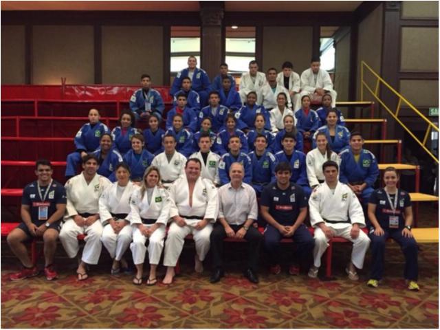President Paulo Wanderley Is Visiting the Cadet and Junior Athletes in San Jose before the Panamerican Cadet and Junior Championships