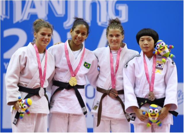 Layana Colman é ouro nos Jogos Olímpicos da Juventude Nanquim 2014