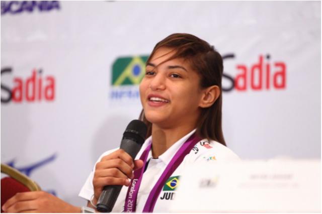 Sarah Menezes é uma das embaixadoras dos Jogos Escolares da Juventude 