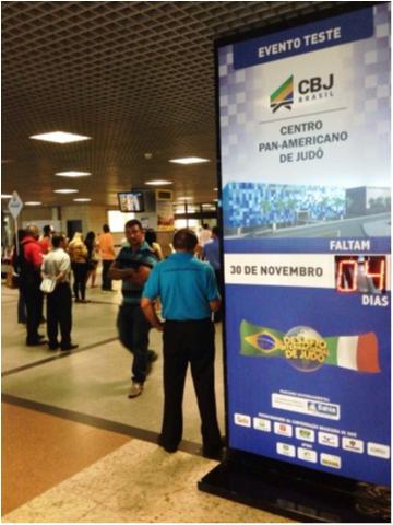 Relógio em Salvador faz contagem regressiva para Desafio Brasil x Itália