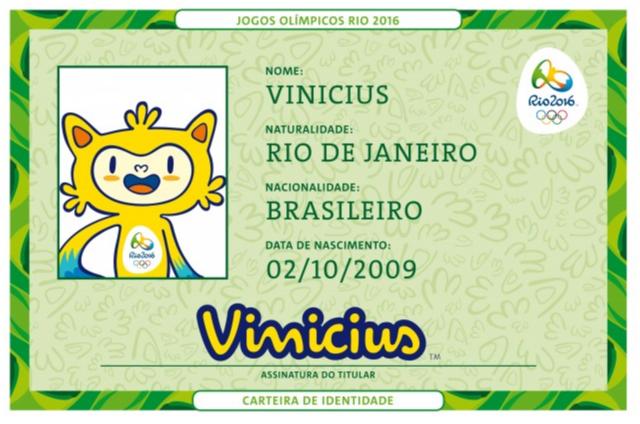 Mascotes Rio 2016 são batizados com os nomes Vinícius e Tom