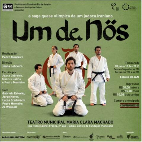 Judô é tema de peça teatral no Rio de Janeiro