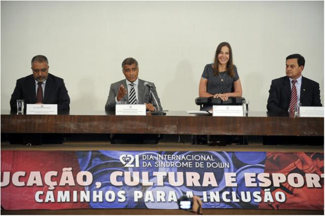 Judocas participam de ato no Senado em comemoração ao Dia Internacional da Síndrome de Down