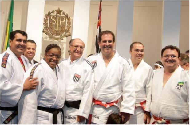 Geraldo Alckmin é promovido à faixa preta honorário pela F.P.Judô