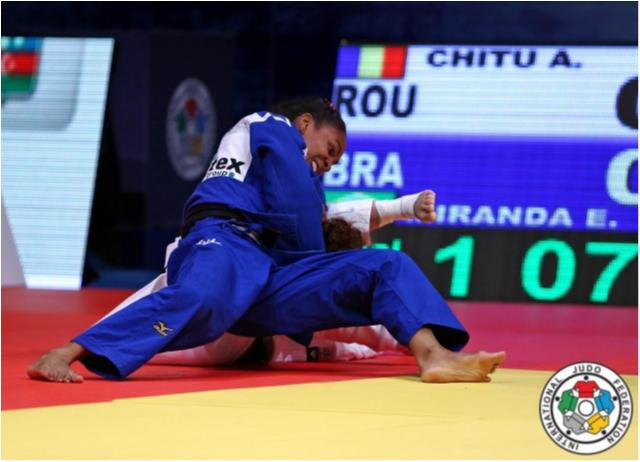 Érika Miranda é ouro e Nathália Brigida é bronze no Grand Slam de Baku
