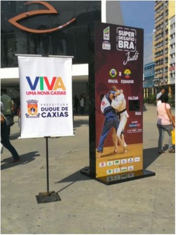  Relógio em Caxias faz contagem regressiva para Desafio Brasil x Equador