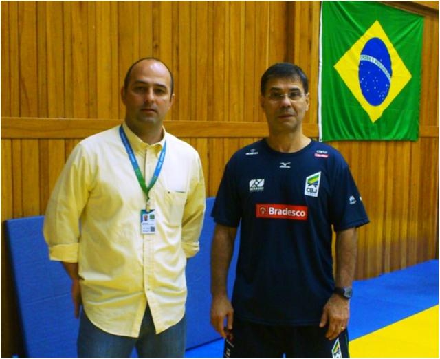 Gerente de Preparação Esportiva do COB, Sebastian Pereira visita concentração da seleção
