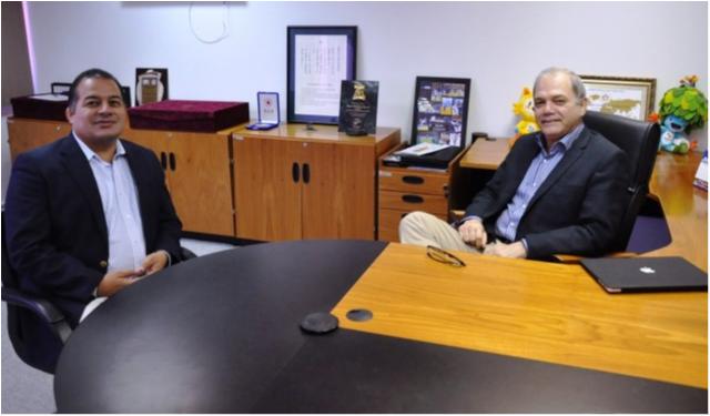 Em passagem pelo Brasil, presidente do CON da Costa Rica visita sede da CBJ e o Centro Pan-americano de Judô