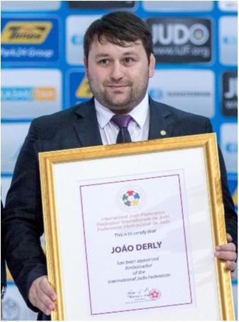 João Derly é nomeado Embaixador do Judô no Brasil pela FIJ