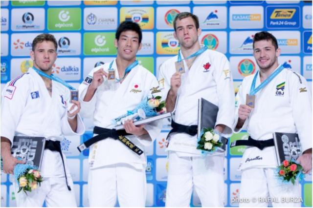 Victor Penalber é bronze no meio médio no  Mundial Astana 2015