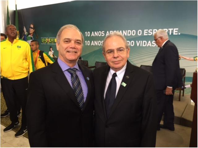 Em Brasília, Paulo Wanderley participa das comemorações pelos 10 anos do programa Bolsa Atleta