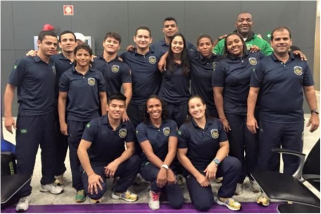 Judocas brasileiros chegam à Coréia do Sul para os Jogos Mundiais Militares