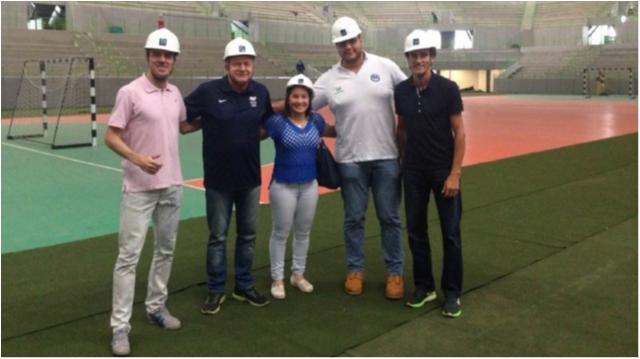 Maria Portela e Rafael Silva visitam Parque Olímpico dos Jogos Rio 2016