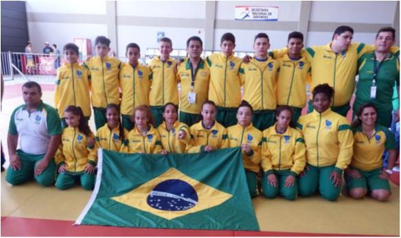 Judocas brasileiros brilham nos Jogos Sul-Americanos Escolares em Assunção