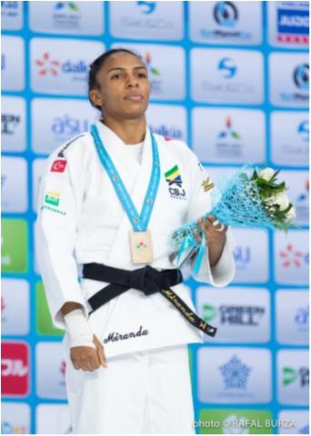 Érika Miranda receberá o prêmio de Melhor Judoca do ano nesta terça-feira