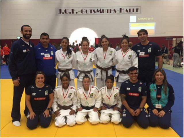 Brasileiras da seleção Sub 18 conquistam sete medalhas na Copa Internacional de Thuringia 