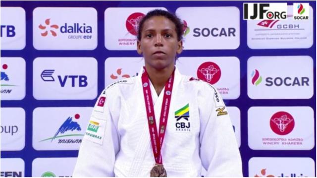 Rafaela Silva é ouro e Érika Miranda fica com o bronze no Grand Prix de Tbilisi