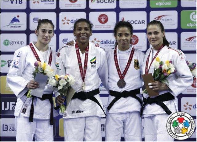 Medalhistas em Tbilisi sobem no ranking e Brasil tem seis atletas no top 10 de suas categorias