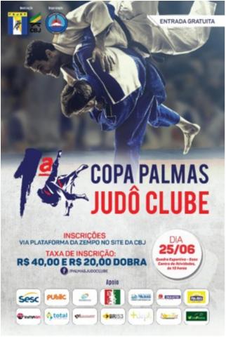 Primeira Copa Palmas Judô Clube acontece neste sábado, no Tocantins