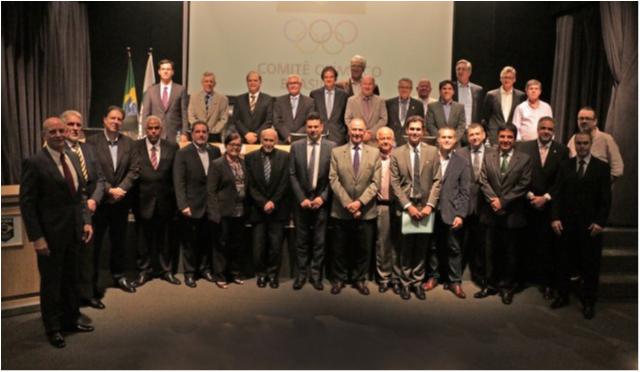 Paulo Wanderley participa de reunião de trabalho com o Ministro Leonardo Picciani na sede do COB