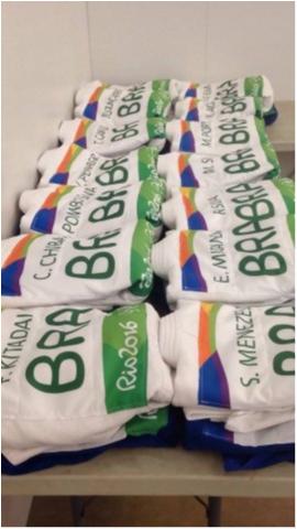 Quimonos recebem backnumber olímpico e estão prontos para a competição