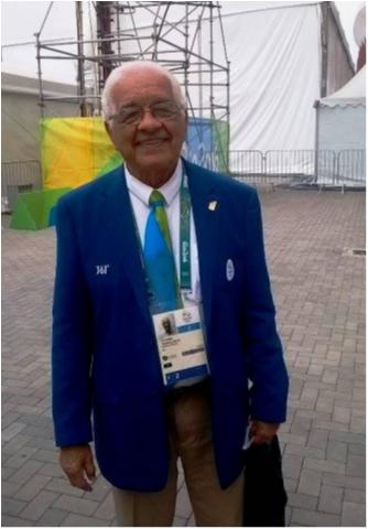 Aos 88 anos, professor José Pereira Silva se realiza em sua primeira Olimpíada