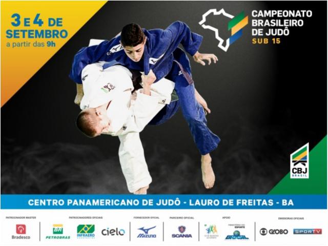 Campeonato Brasileiro Sub 15 reúne 287 judocas na Bahia neste final de semana