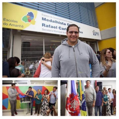Prefeitura do Rio batiza escola com nome de Rafael Silva