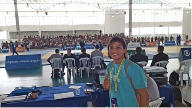 Bicampeã dos Jogos Escolares, Sarah Menezes é embaixadora do judô na competição