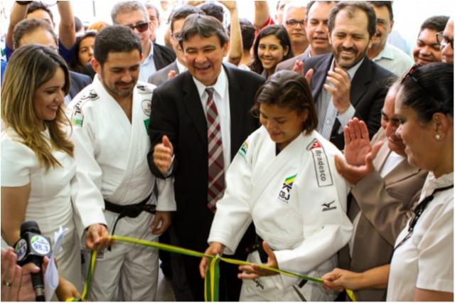 Centro de Artes Marciais Sarah Menezes é inaugurado em Teresina