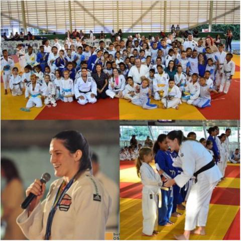 Mayra participa de graduação de judocas em Ribeirão Preto