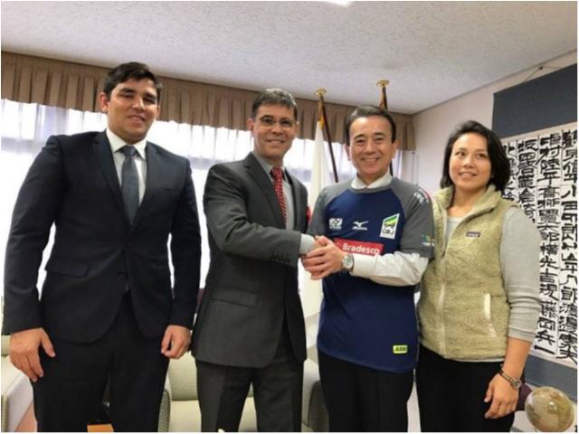 CBJ vistoria Hamamatsu, possível sede do judô brasileiro para Tóquio 2020