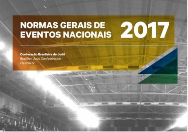 Gestão de Eventos da CBJ lança atualização das Normas Gerais de Eventos Nacionais para 2017