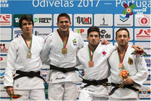 Victor Penalber é ouro e Rafael Buzacarini fica com a prata no Aberto de Odivelas