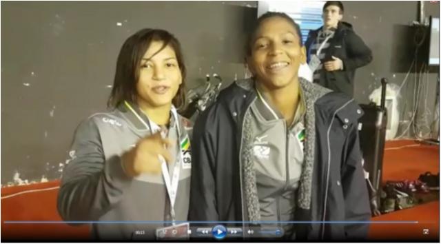 De Paris, Sarah e Rafaela chamam torcida para o Brasil na final do Superdesafio BRA