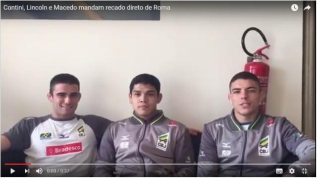 VÍDEO - Em Roma, medalhistas agradecem torcida e falam sobre suas conquistas