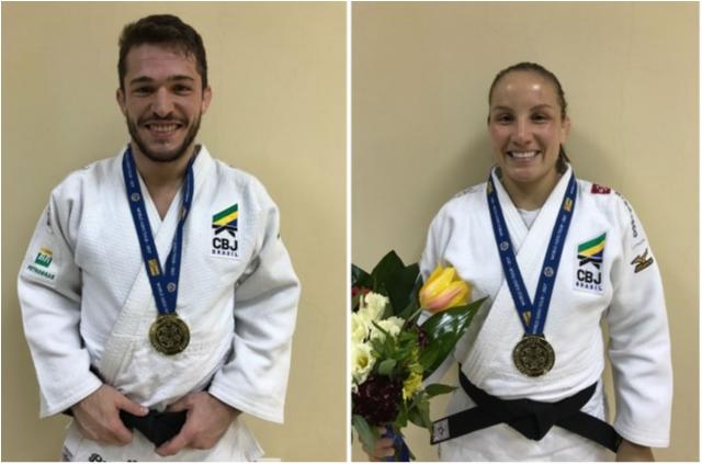Victor Penalber e Maria Portela conquistam ouro no Grand Prix de Tbilisi