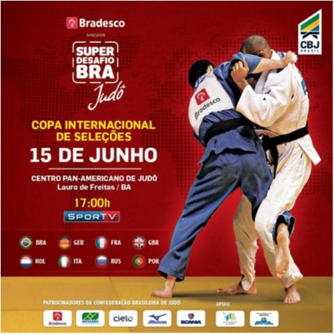 Brasil convoca 12 judocas para Super Desafio BRA - Copa Internacional de Seleções