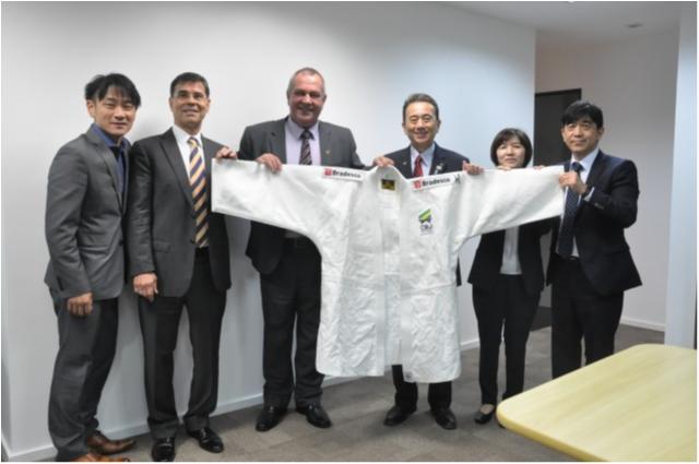 CBJ recebe visita do prefeito de Hamamatsu, casa do Judô em 2020