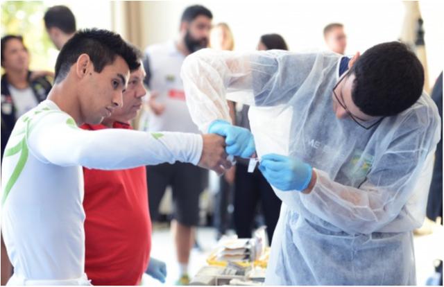 Seleção passa por testes bioquímicos e fisiológicos com Laboratório do COB