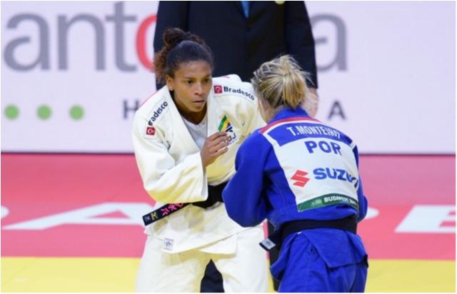 Rafaela Silva e Marcelo Contini caem no individual e agora miram disputa por equipes mistas no Mundial de Budapeste