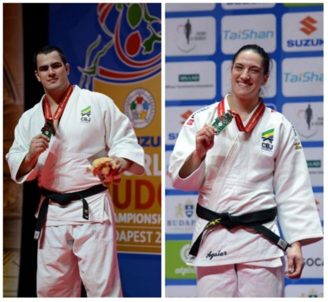 Mayra Aguiar e David Moura lideram ranking mundial após conquistas em Budapeste
