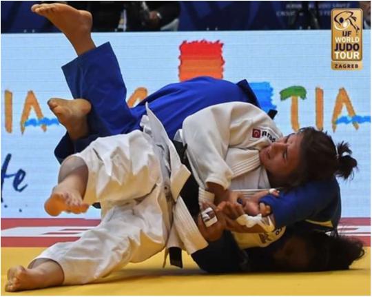 Barbara Timo é campeã e Eduardo Katsuhiro conquista o bronze no segundo dia de Grand Prix de Zagreb